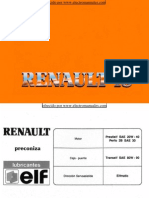 Manual del usuario del Renault 18 de 1990