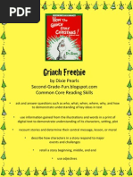 How The Grinch Stole Christmas Freebie