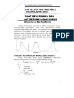 Kemiringan Dan Keruncingan Kurva Normal