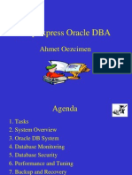 Arrayexpress Oracle Dba: Ahmet Oezcimen