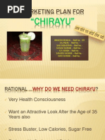 Marketing Plan For: "Chirayu"