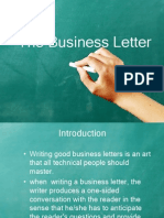 Business Letter By, Sona Padman