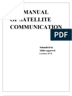 Lab Manual of Satellite Communication: Submitted by Ishita Aggarwal