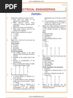 IES OBJ Electrical Engineering 2001 Paper I