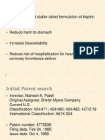 Enteric Coated Aspirin Tablet Formulation Development