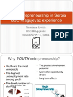 Youth Entrepreneurship in Serbia