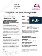 “Changes to Adult Social Security Benefits”
