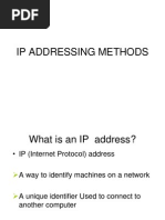 13.ip Addressing Methods