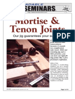 WoodPlans Online - Mortise & Tenon Joints