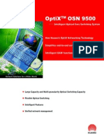 Optix Osn 9500: Intelligent Optical Core Switching System