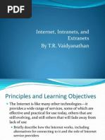 Internet, Intranets, and Extranets by T.R. Vaidyanathan