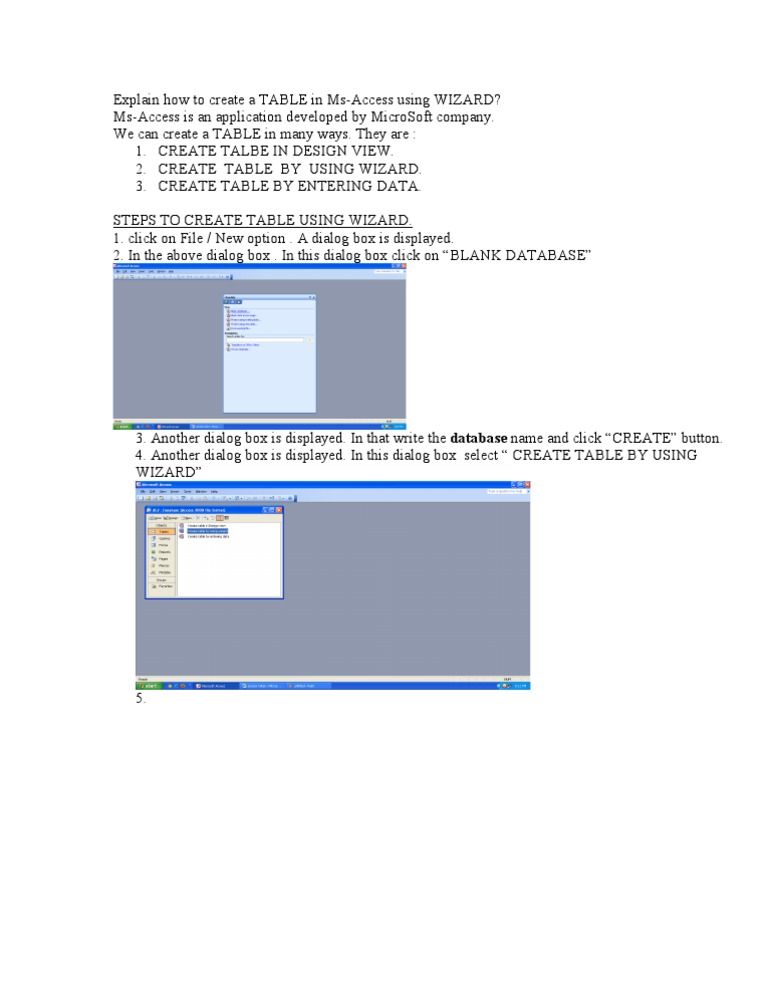 Notes On Access | PDF | Business | Art