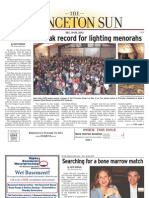 Attendees Break Record For Lighting Menorahs: Inside This Issue