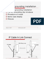 IF Cable Grounding Installation