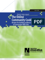 Online Community Cookbook (Rich Gordon, for the Newspaper Association of America)
