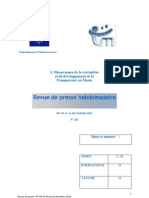 La Revue de Presse Hebdomadaire de L'observatoire de La Corruption de Transparency Maroc (N°241 Du 08 Au 14 Décembre 2012)