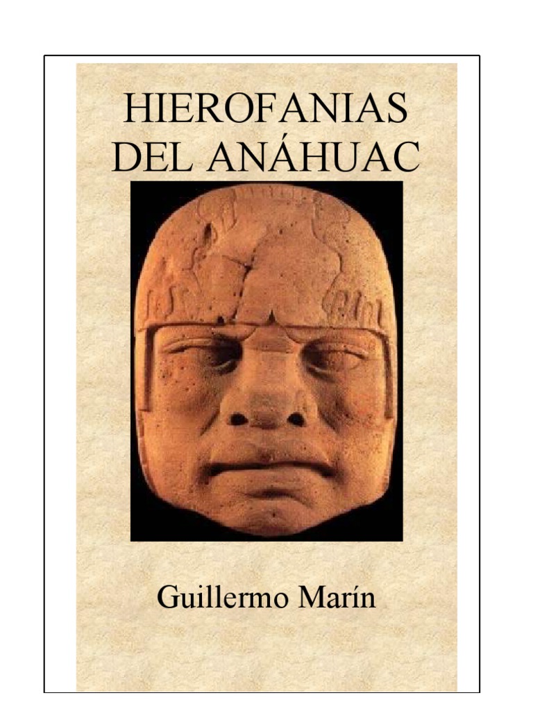 HIEROFANIAS DEL ANAHUAC. Libro