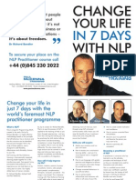 Change Your Life in 7 Days With NLP Paul Mckenna Brochure