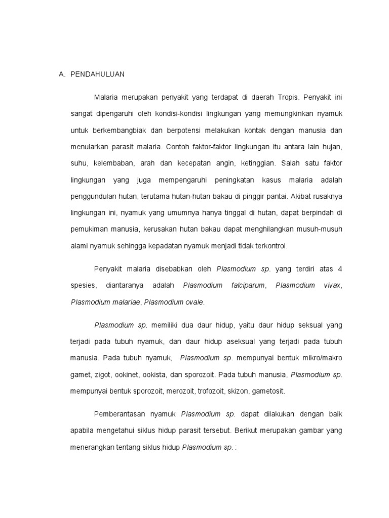 Makalah Malaria