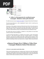 O  vídeo é a ferramenta de excelência para conseguir  dinheiro extra pela internet