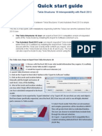 Guide to exchanging models between Tekla Structures 18 and Revit 2013