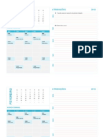 Calendario Aluno