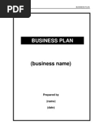 Contoh Format Business Plan 3