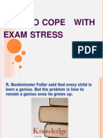 How to cope with exam stress