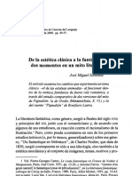 De la estético clásica a la fantástica_dos momentos en un mito literario