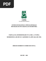 Fabulas Da Modernidade No Acre - Sergio Roberto