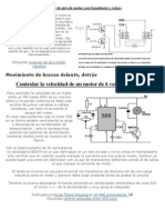 Control de Giro de Motor Con Un Transistor y Un Relay