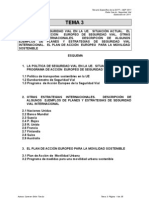 Tema 3: Temario Específico de La ESTT - OEP 2011 Parte Común: Seguridad Vial Elaborado en 2011