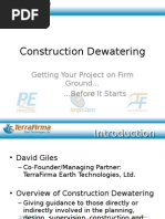 Download Construction Dewatering Means and Methods Presentation by tfearth SN11723468 doc pdf