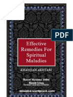 Effective Remedies For Spiritual Maladies by Hazrat Maulana Abdul Hamid Ishaqdaamat Barakaatuhum