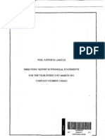 Peel Airports Directors' Report & Financial Statements (2011)