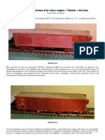 Modélisme Ferroviaire À L'échelle HO. 11 Remise À Niveau D'un Vieux Wagon Tamms de Lima. Par Hervé Leclère