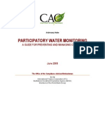 Participatory Water Monitoring: A Guide For Preventing and Managing Conflict