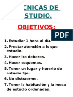 Tecnicas de Estudio