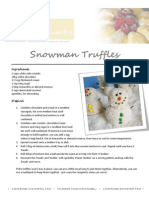Snowman Truffles