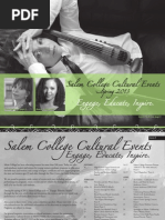 Download Salem College Cultural Events Catalog - Spring 2013 by Salem College SN117263005 doc pdf