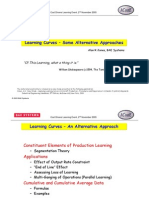 Application of Learning Curves in The Aerospace Industry Handout
