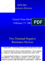 ECE 662 Microwave Devices: Transit-Time Diodes February 17, 2005