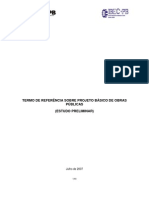 Ermo de Referência - Projeto Básico de Obras Públicas - Crea PB & Ibec PB