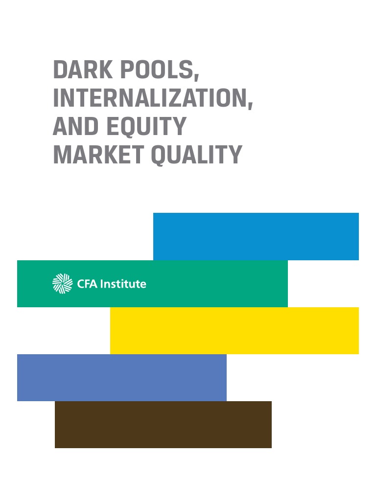 Dark Pools PDF Order (Exchange) Over The Counter (Finance)