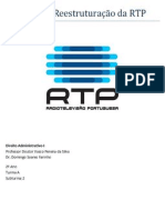 Projecto de Reestruturação Da RTP