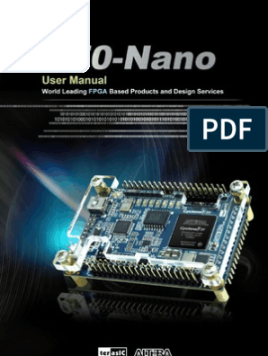 Altera De0 Nano Hardware Description Language Field Programmable Gate Array