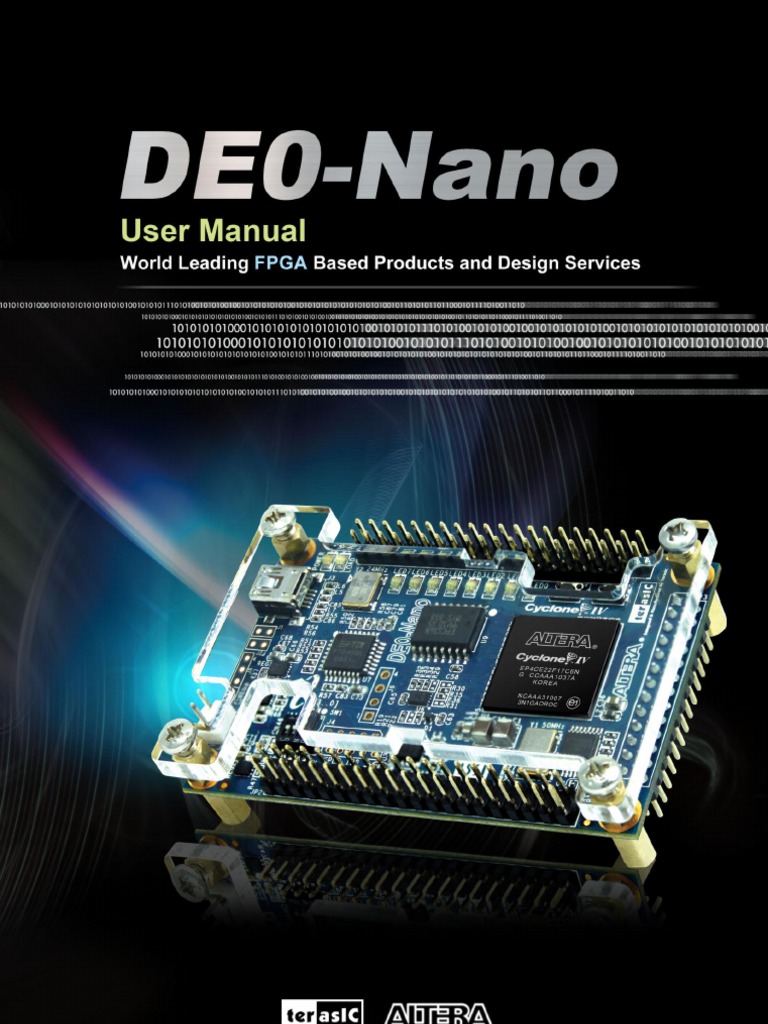 Altera De0Nano PDF Hardware Description Language Field