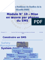 OACI SMS Module N° 10 – Mise en œuvre Par Phases Du SMS 2008-11 (PF)