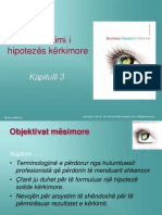 Formulimi I Hipotezës Kërkimore