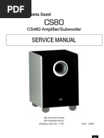Download jbl CS80sm by Afranio Batista SN117308570 doc pdf